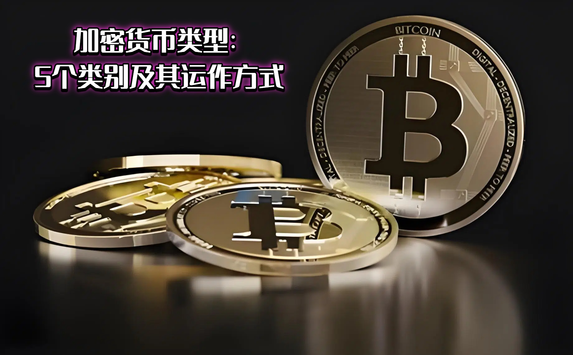 加密货币类型：5个类别及其运作方式