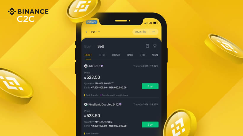 币安C2C及其使用方式介绍-币安C2C买卖加密货币操作教程