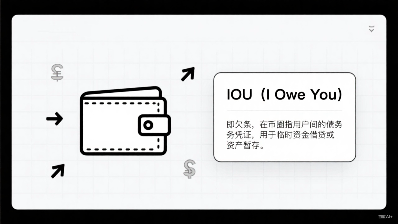 币圈IOU含义：IOU交易是什么意思?
