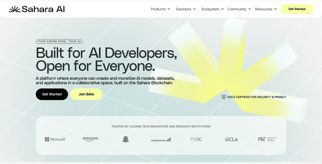 什么是Sahara AI (SAHARA)?探索Web3驱动下人工智能的未来