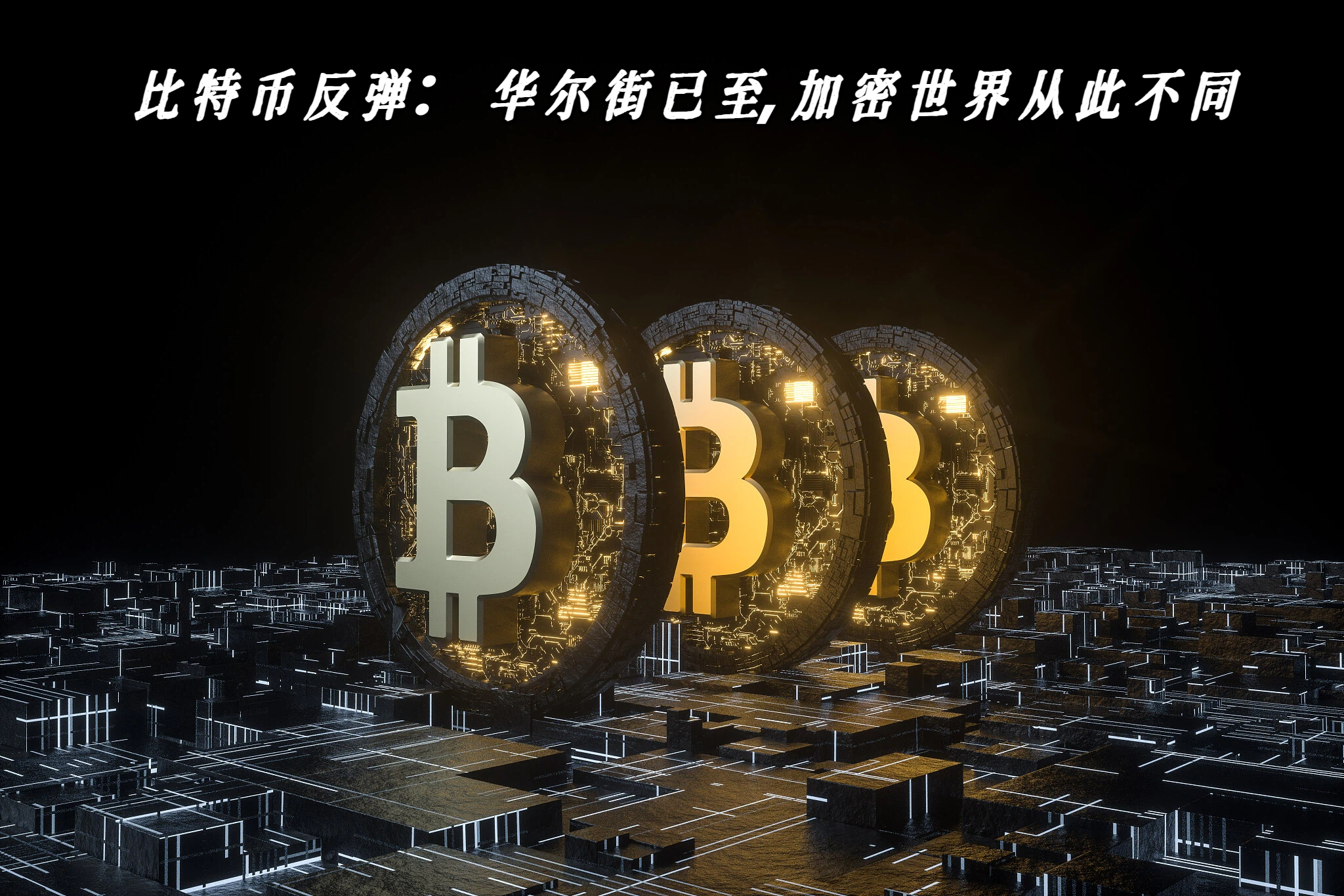 比特币反弹：华尔街已至,加密世界从此不同
