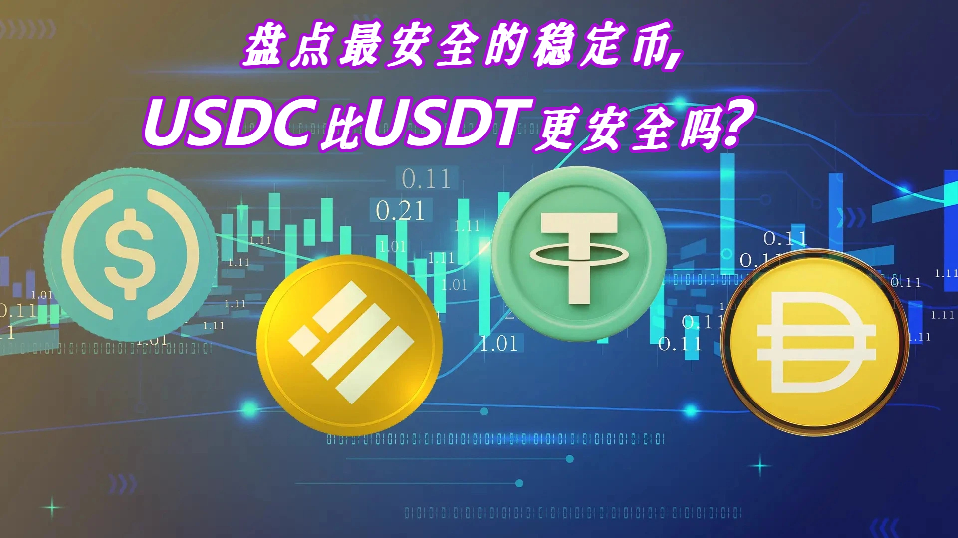 盘点最安全的稳定币,USDC比USDT更安全吗？