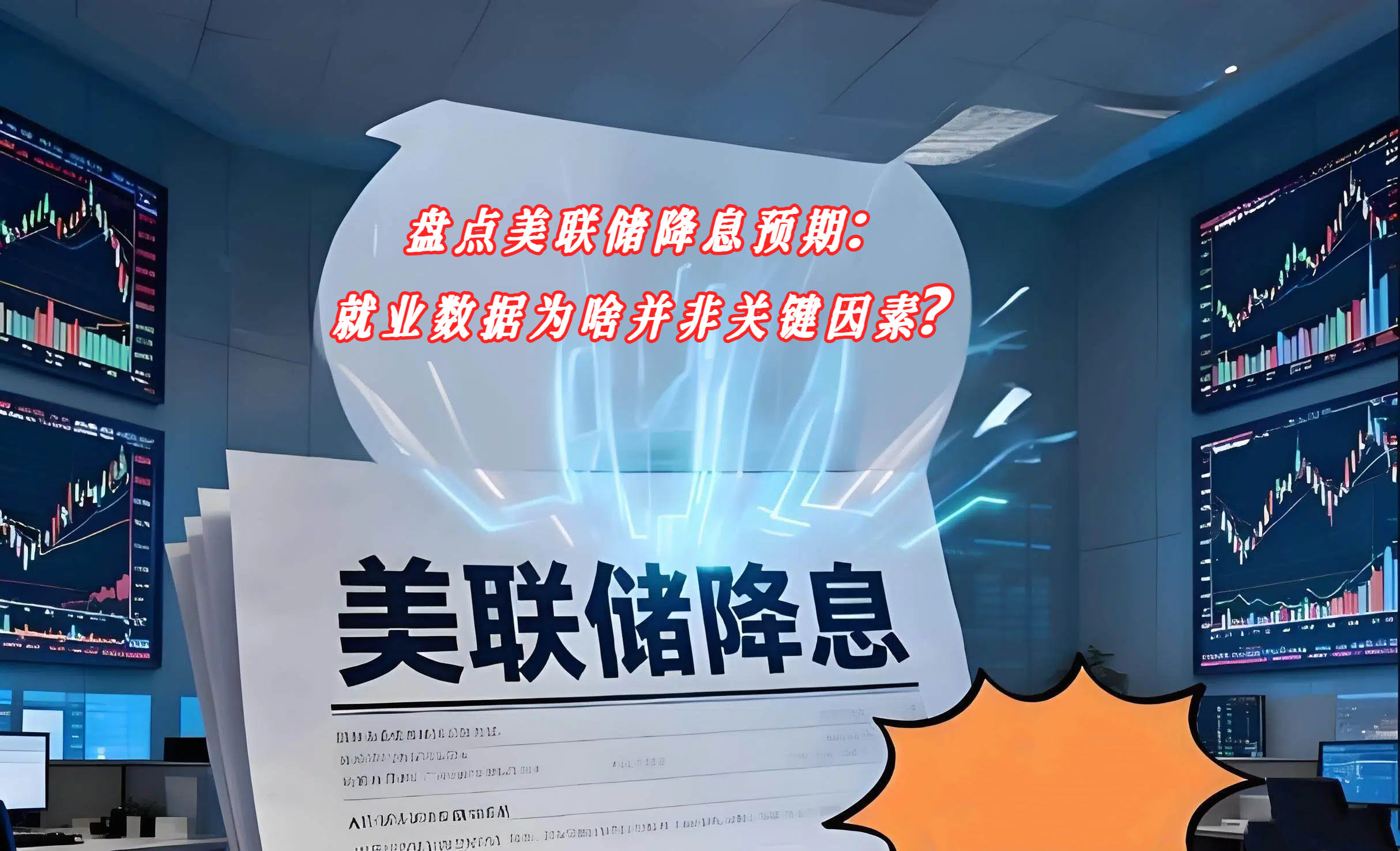 盘点美联储降息预期：就业数据为啥并非关键因素？