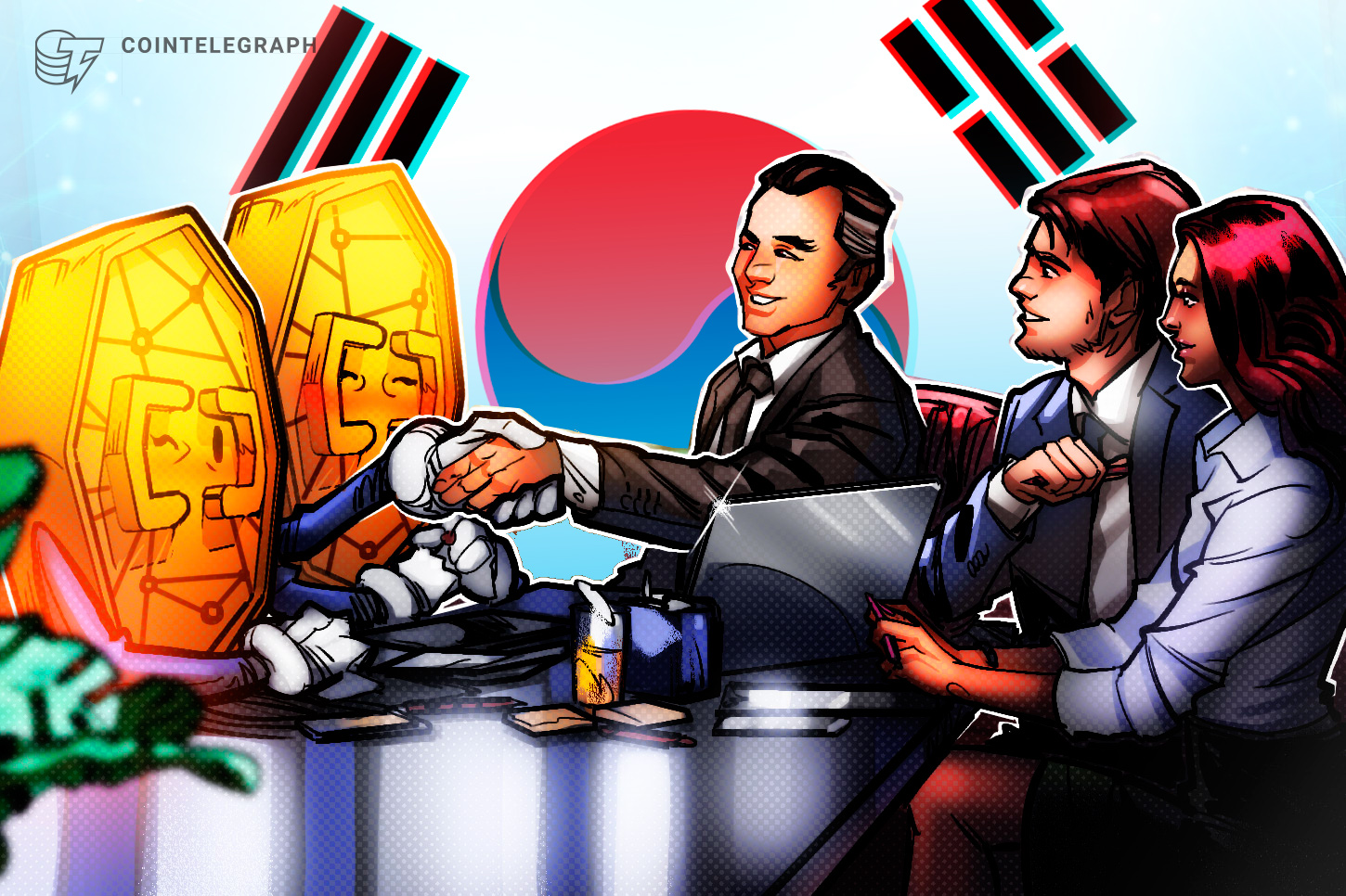 报道：韩国券商进军加密货币，Kiwoom瞄上Bithumb股份