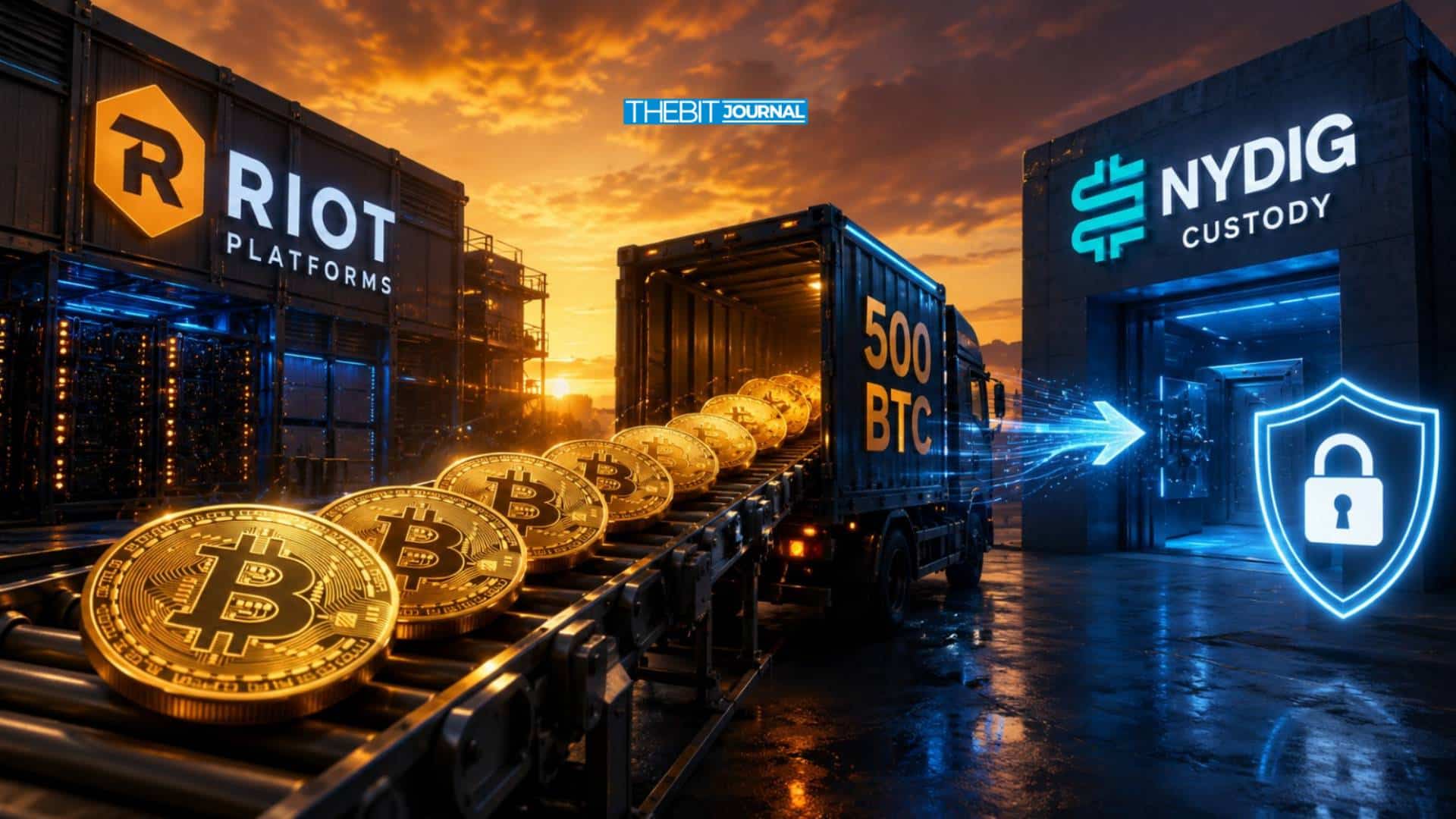 Riot Platforms转移500枚BTC至NYDIG，财库策略引发关注