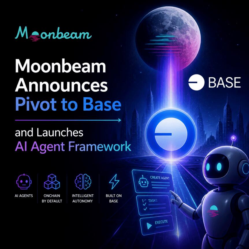 Moonbeam 宣布转向Base并推出AI代理框架
