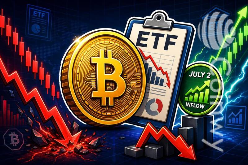 比特币ETF连续第八周净流出，7月2日资金流入难挽颓势