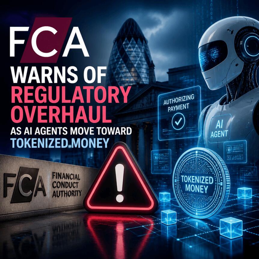 FCA warns: AI agents move towards tokenized currencies, regulatory reform is imminent