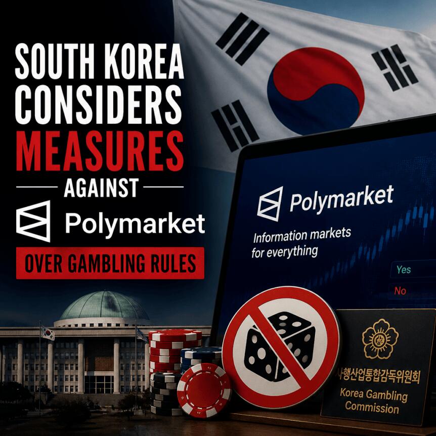 韩国考虑因赌博规则对Polymarket采取措施