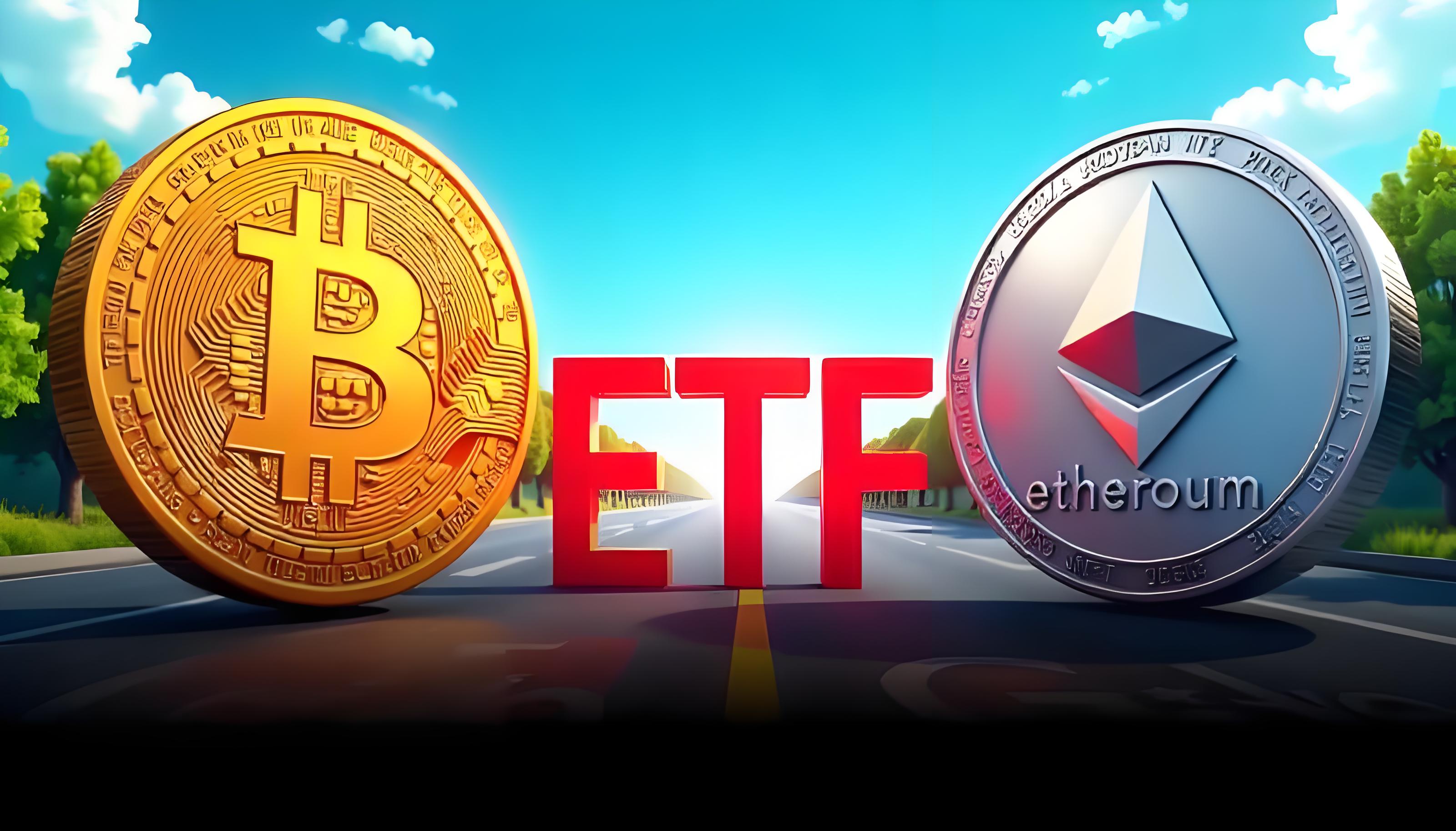 现货ETF资金流向：比特币流出，以太坊流入