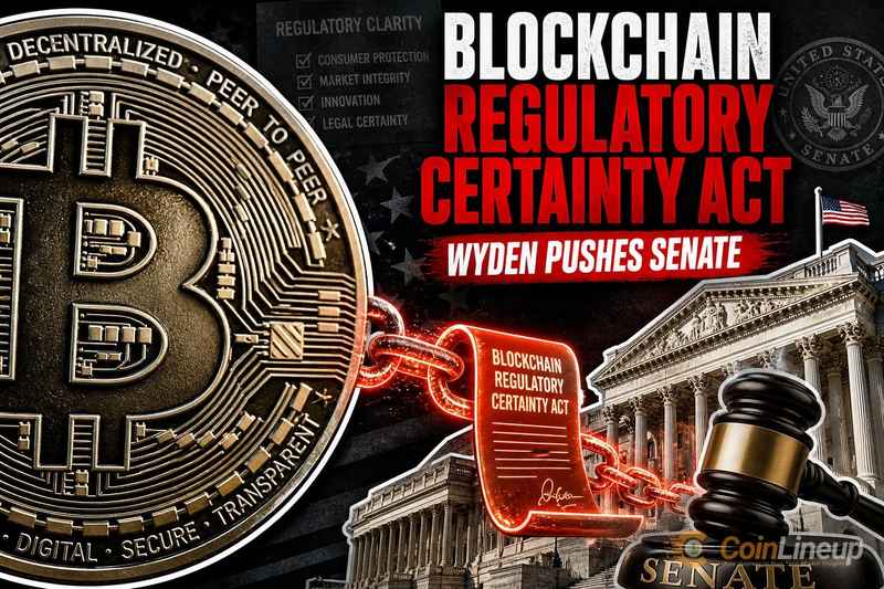 Blockchain regulatory certainty bill: Wyden urges Senate to act