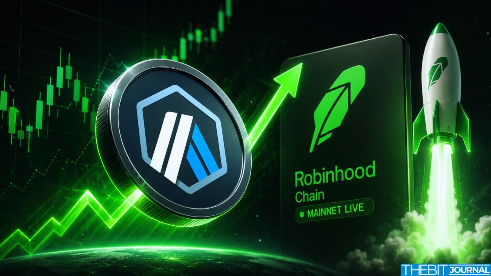Robinhood链重大里程碑后，Arbitrum价格走强