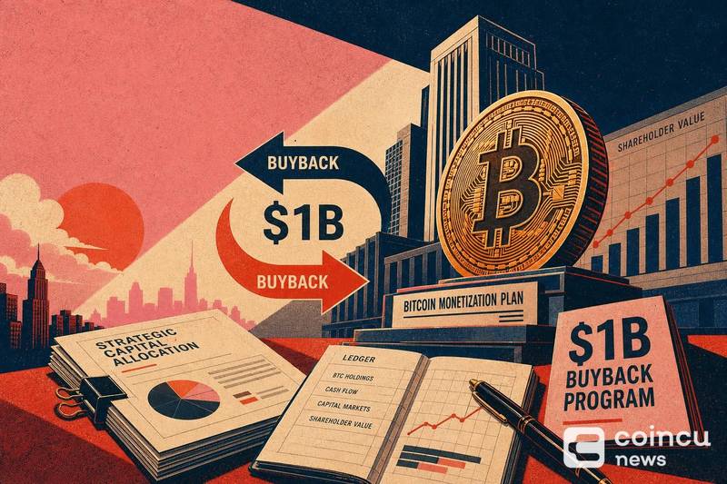 Strategy的12.5亿美元比特币变现计划用于10亿美元回购