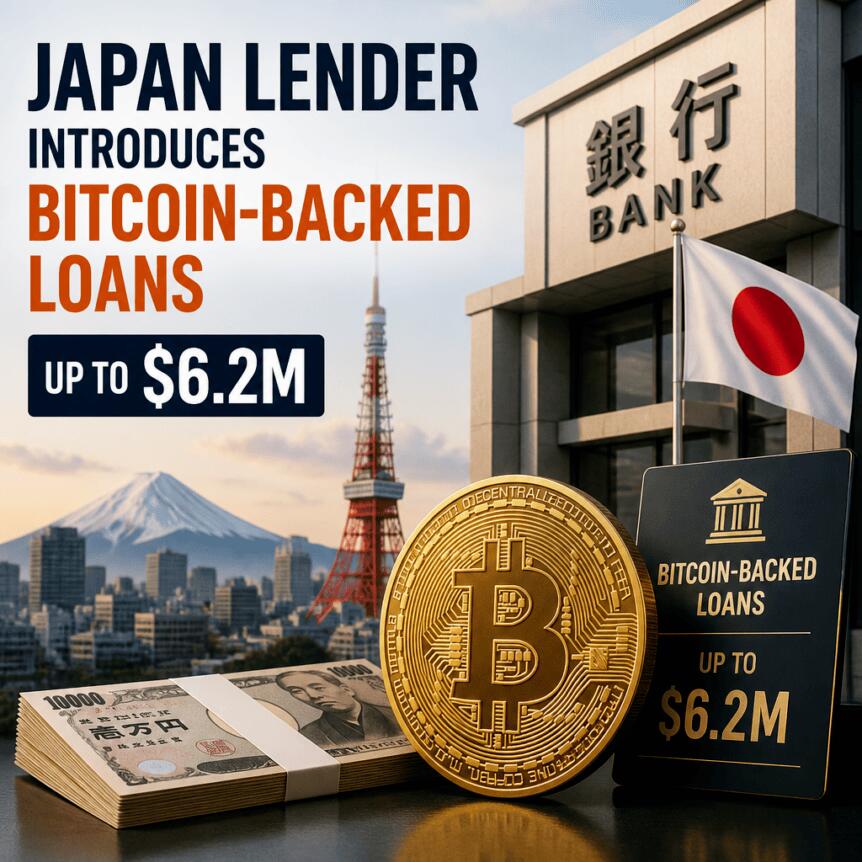 Japanese financial institutions launch bitcoin mortgage loans with a maximum amount of US$6.2 millio