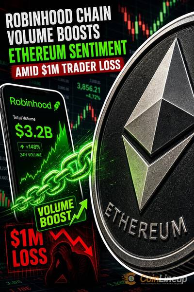 Robinhood链上交易量提振以太坊市场情绪，尽管交易员亏损百万美元