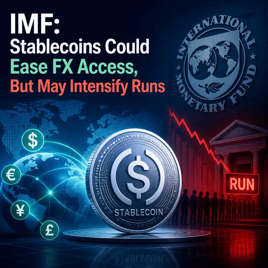 IMF:稳定币或能缓解外汇获取难度,但可能加剧挤兑风险