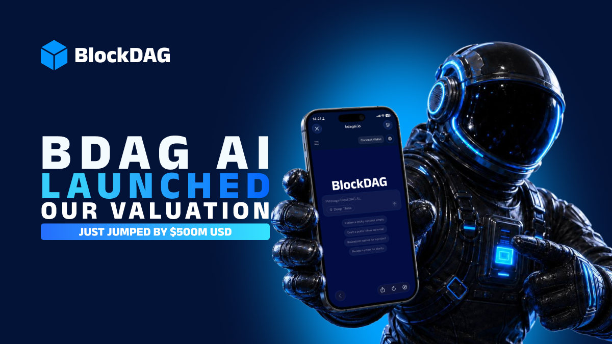 估值飙升5亿美元、100%奖励加持，BlockDAG吸引鲸鱼关注，Pi Network承压，SOL价格走低