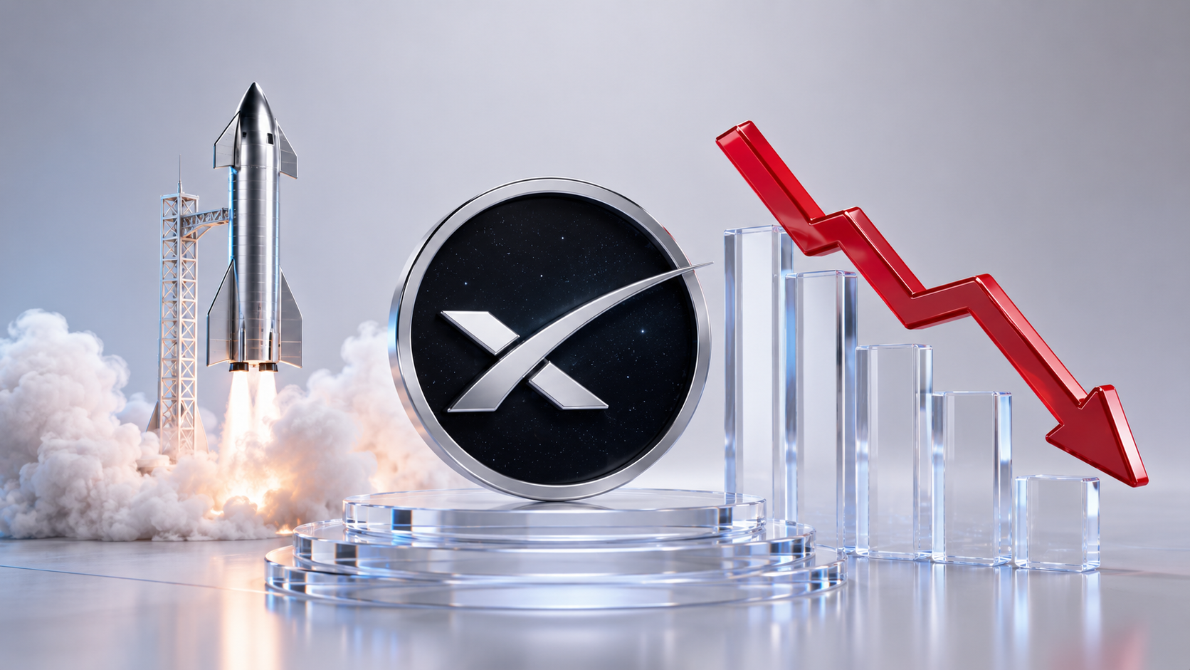 SpaceX股价自高位下跌38%，SPCX逼近IPO发行价