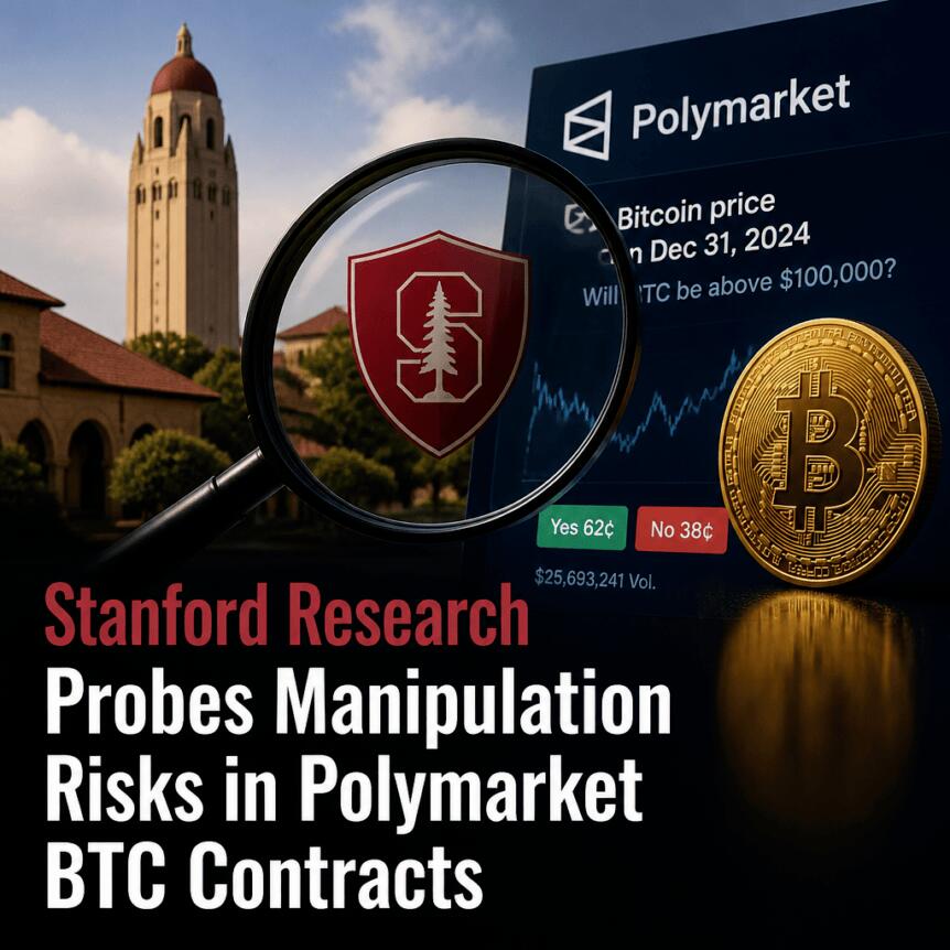 斯坦福研究深入调查Polymarket比特币合约的操纵风险