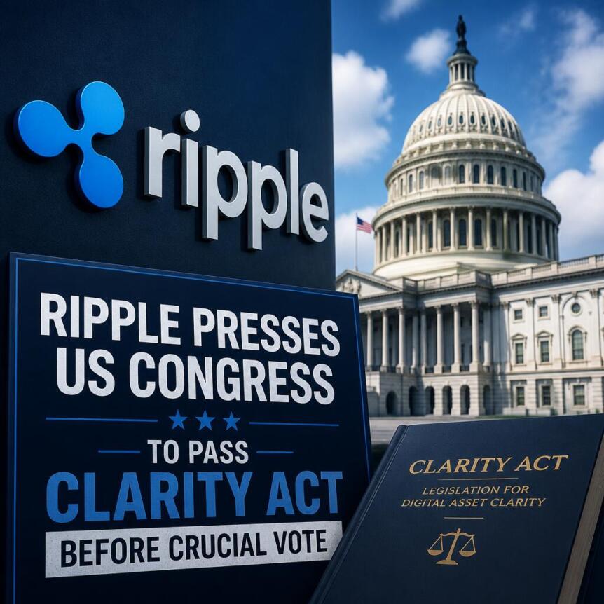 Ripple敦促美国国会在关键投票前通过《清晰法案》