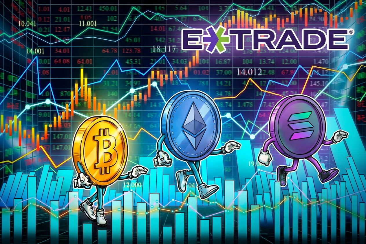 摩根士丹利旗下E*TRADE通过Zero Hash推出现货加密货币交易