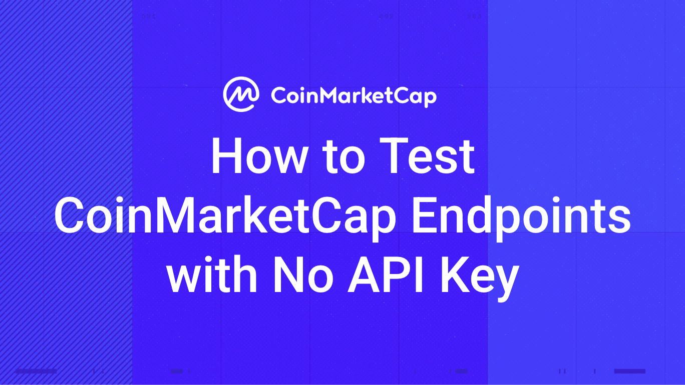 无需API密钥，如何测试CoinMarketCap接口