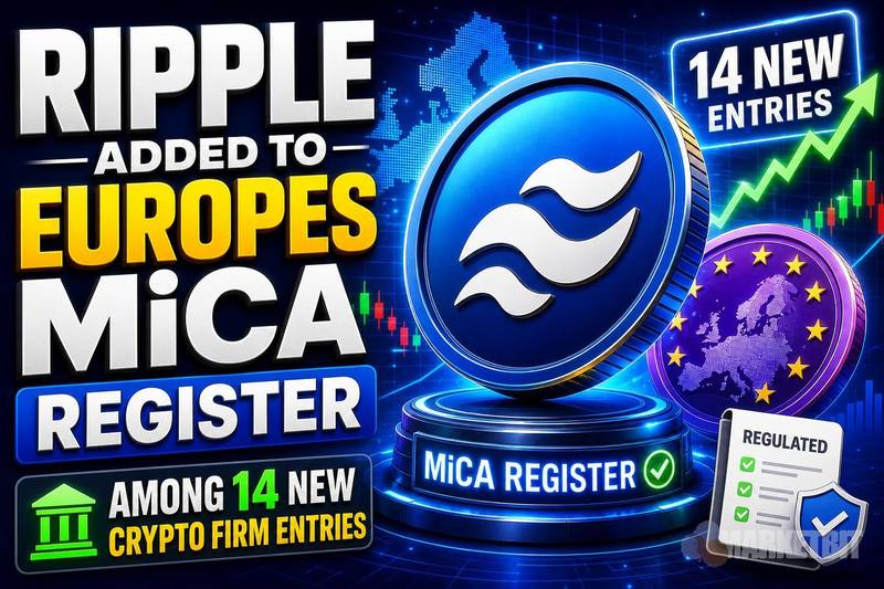 Ripple入选欧洲MiCA注册名单，成为14家新加密企业之一