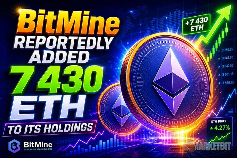 BitMine据报增持7,430枚ETH