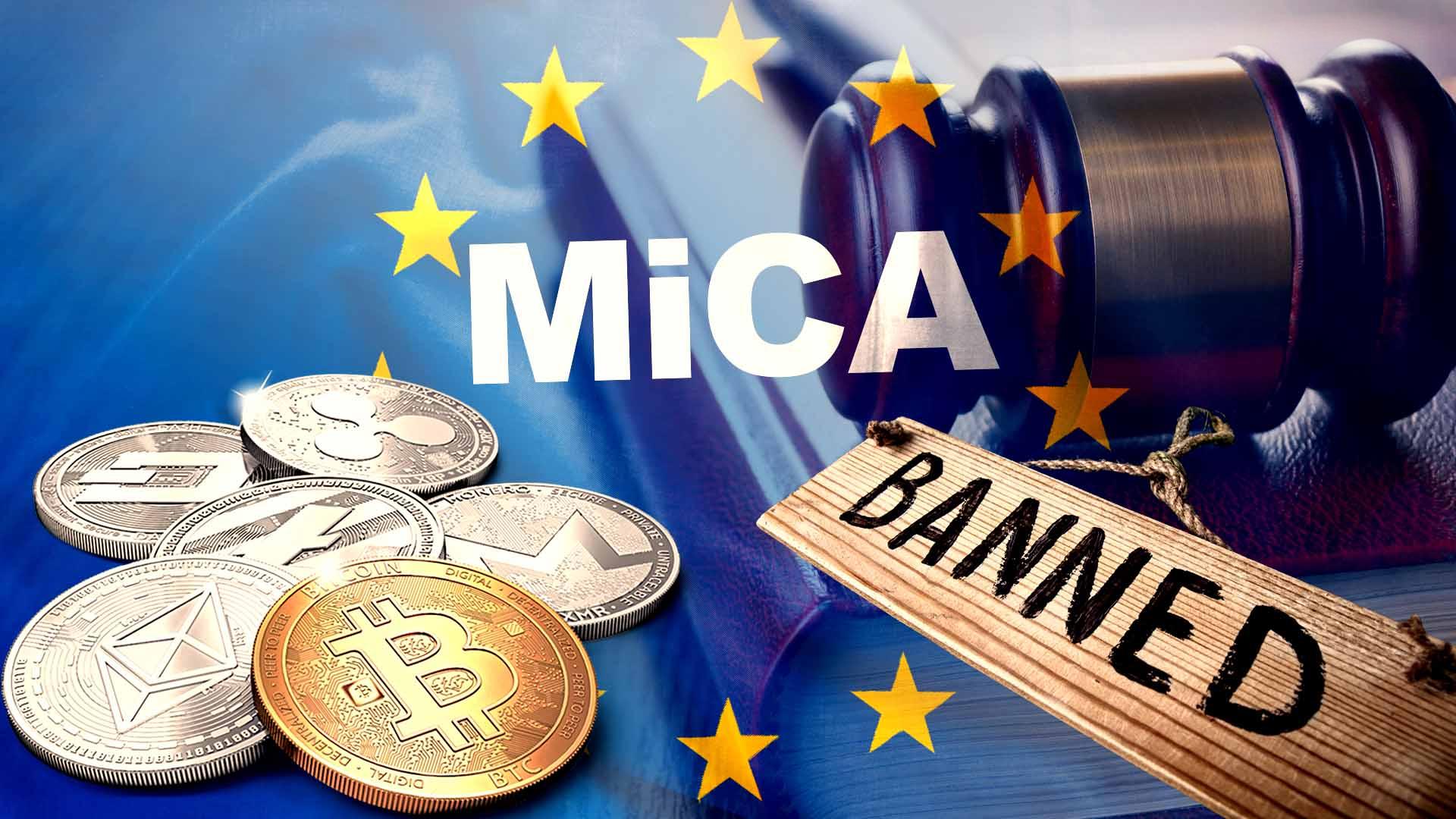 欧盟加密货币监管禁止白俄罗斯控制MiCA公司