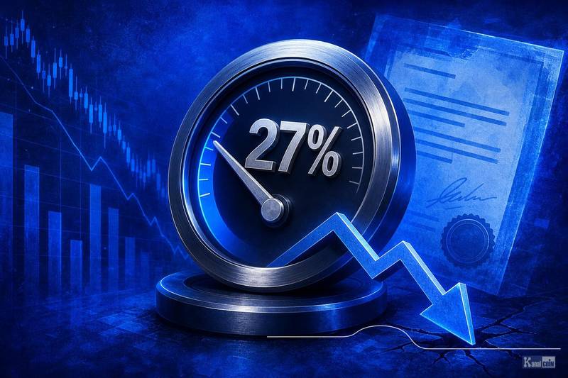 Polymarket上CLARITY法案签署概率降至27%，创5月以来新低