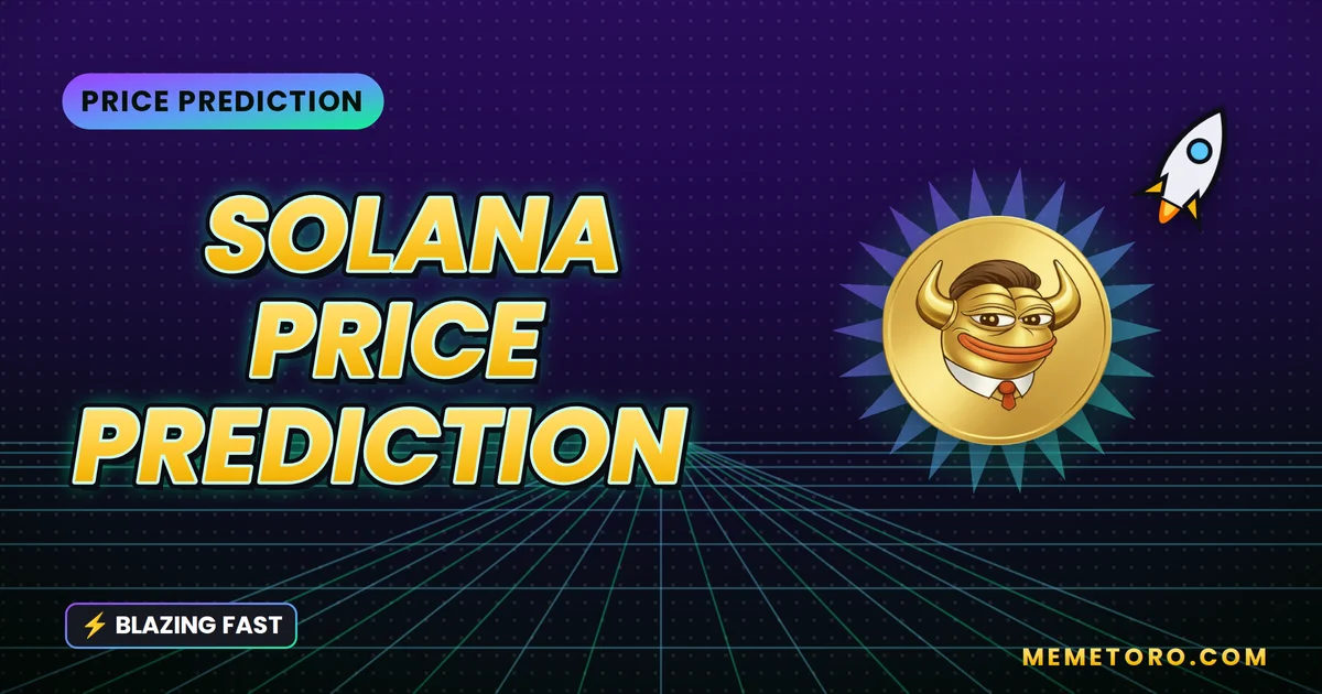 Solana's 2026 price forecast: With the target of $100 under tightening regulations, is MemeToro the