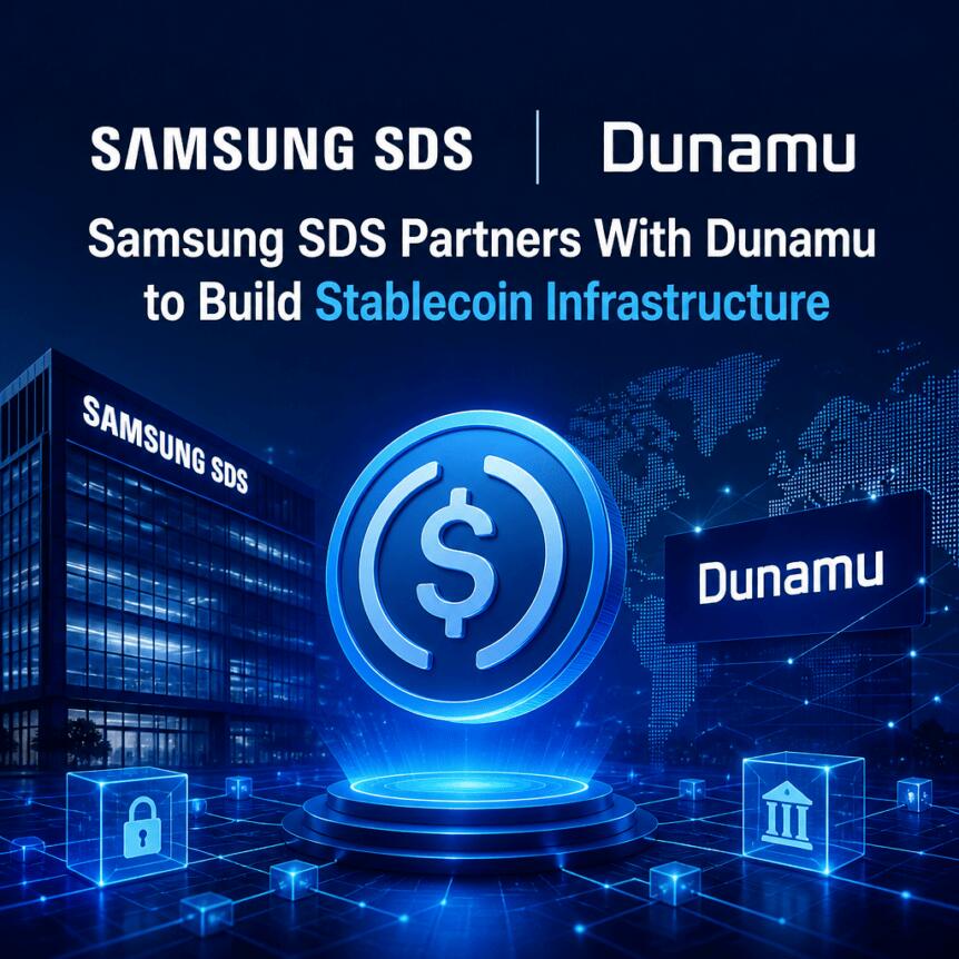 三星SDS与Dunamu合作构建稳定币基础设施