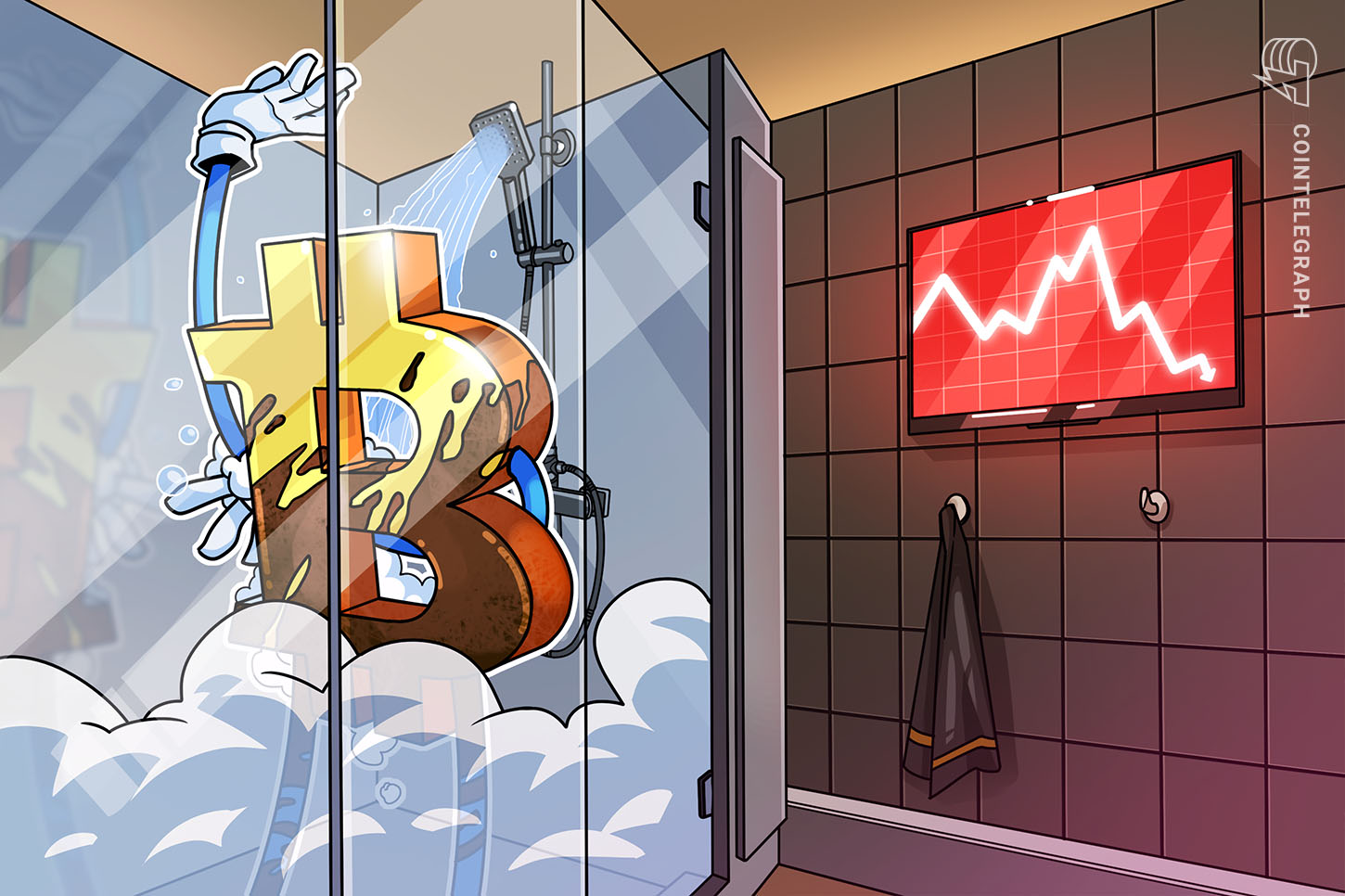 Bitcoin prices fall to two-week lows, and U.S. stocks fail to follow Asian markets 'rebound
