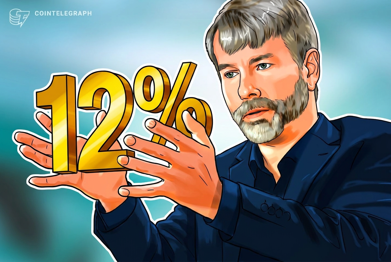 Strategy keeps preferred stock STRC dividend at 12% as price remains below par value