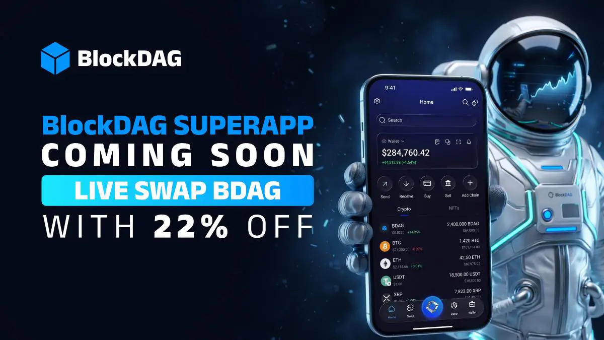 BlockDAG super app is about to launch, and prices of Avalanche and Chainlink are consolidating