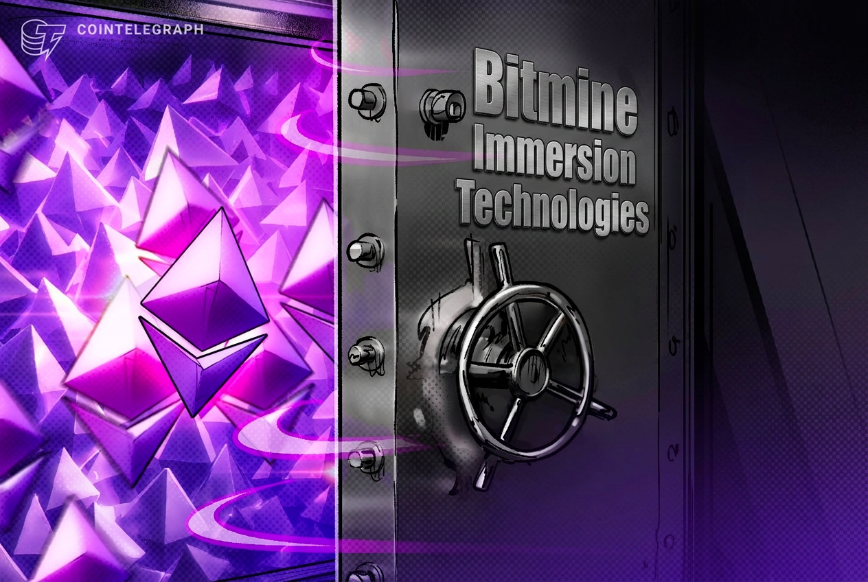 Bitmine spent $19.6 million to increase its holdings in ETH and repurchase 4.5 million shares
