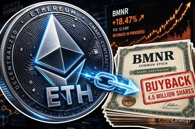 Bitmine purchased 10,399 ETH units and repurchased 4.5 million BMNR shares