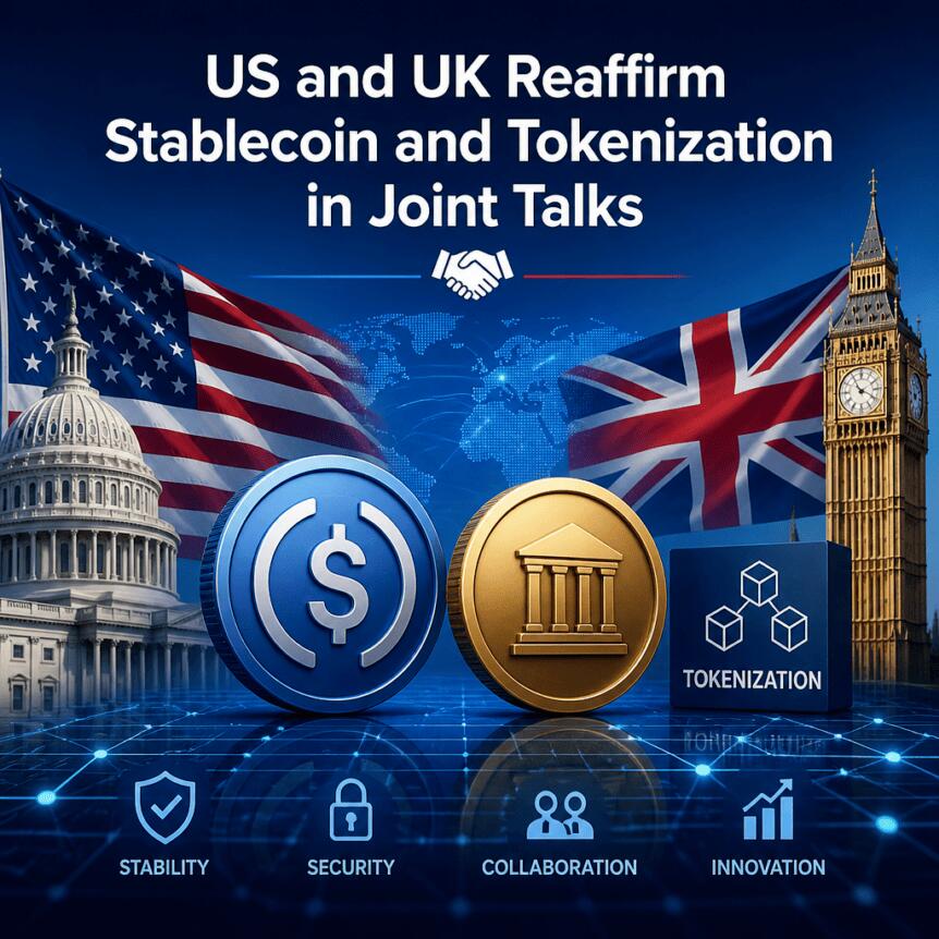 US-UK joint talks reiterate stablecoins and tokenization