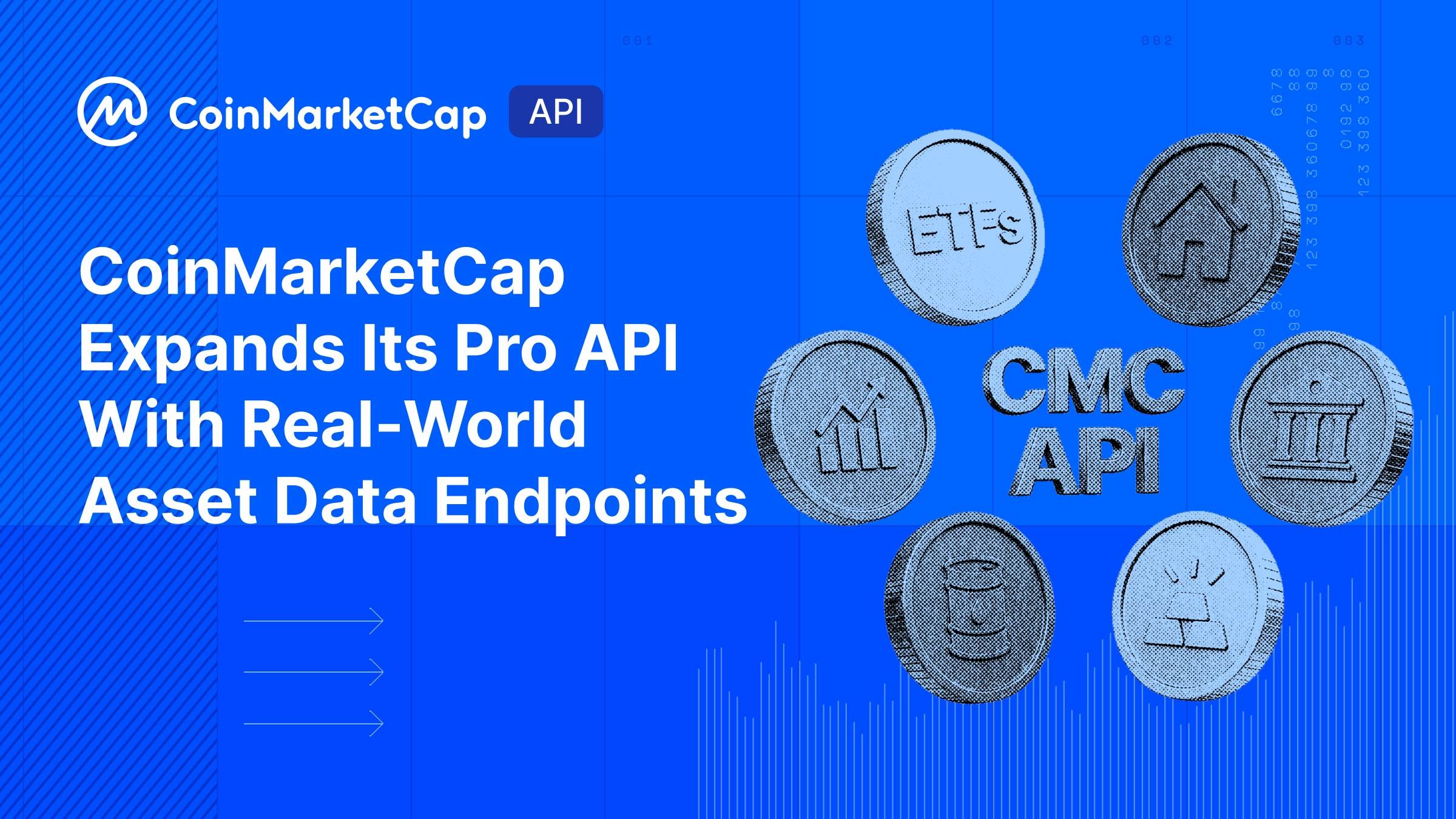 CoinMarketCap Pro API 新增真实世界资产数据接口