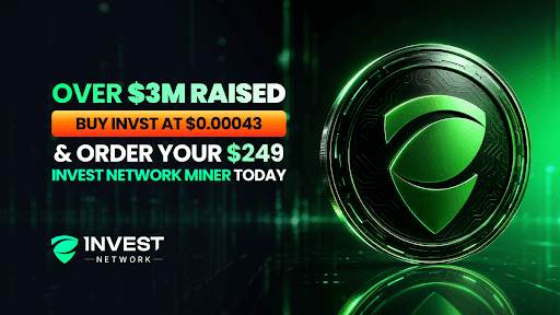 今日最佳加密货币推荐：INVEST Network、Cardano、以太坊与Polkadot脱颖而出！