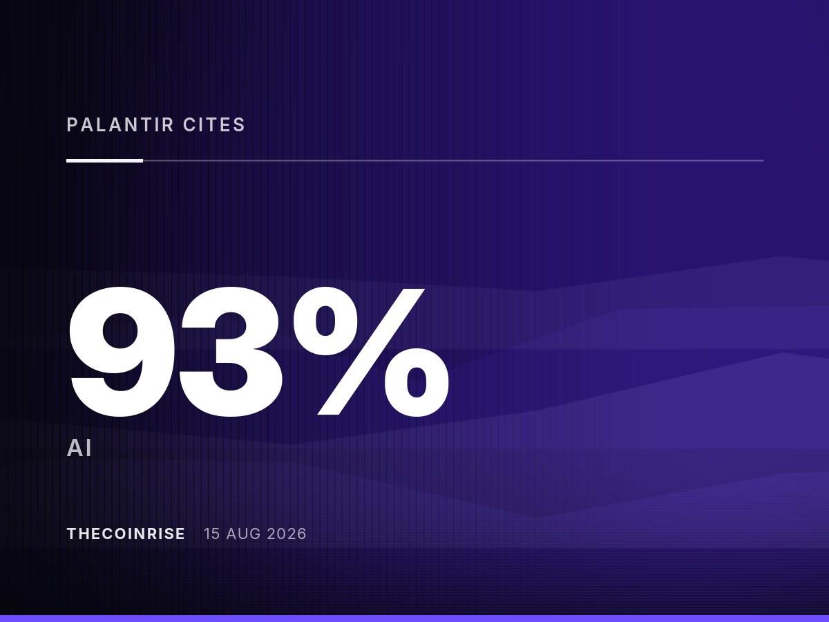 Palantir营收增长93%，挑战前沿AI模型构建者