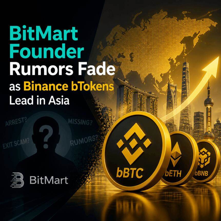 随着币安bTokens在亚洲领先，BitMart创始人传闻逐渐消散