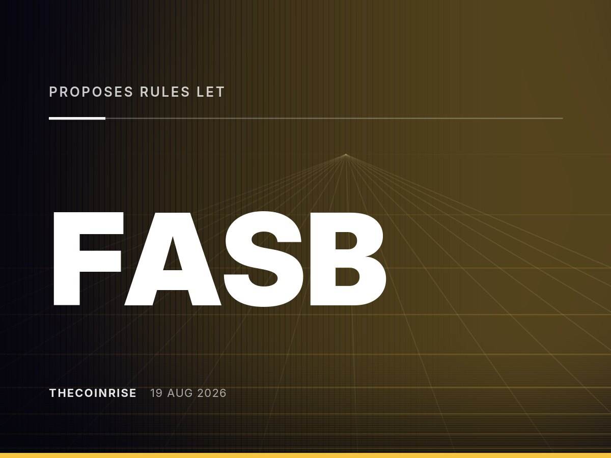 FASB拟议规则：允许稳定币计入现金等价物