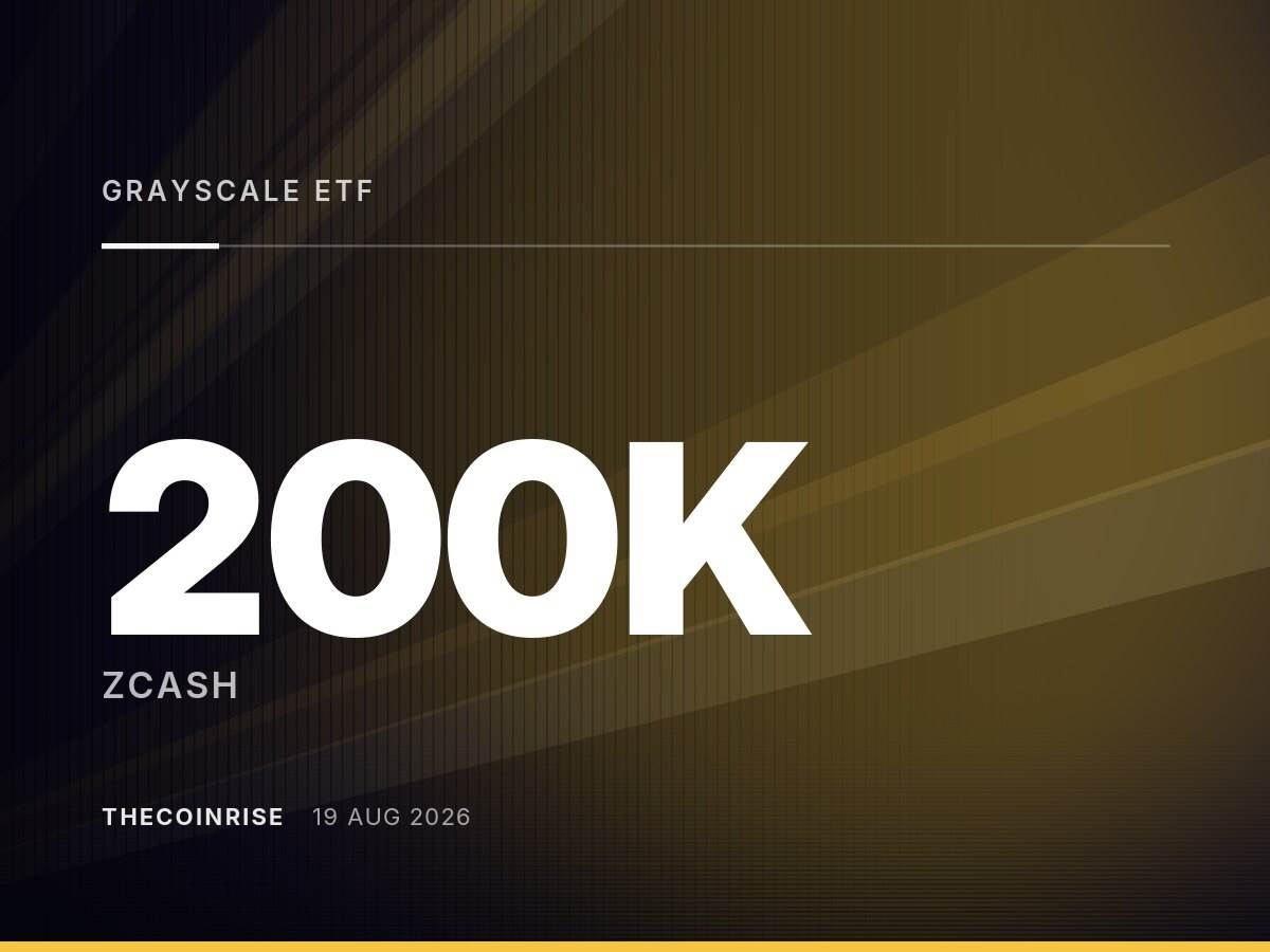 Gray ETF application documents show that DCG plans to use 200,000 ZEC as seed fund
