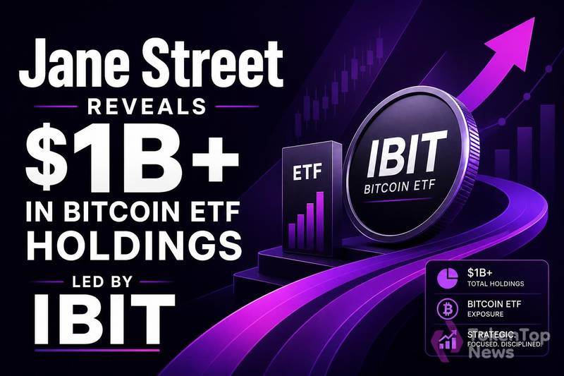 Jane Street披露比特币ETF持仓超10亿美元，IBIT居首