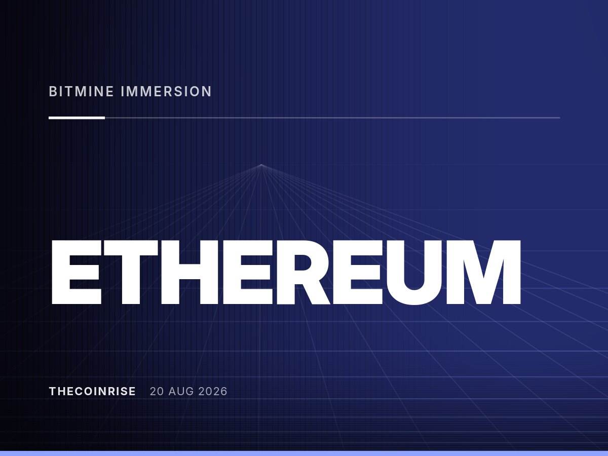 以太坊反弹并测试200日线，BitMine Immersion股价涨至20.24美元