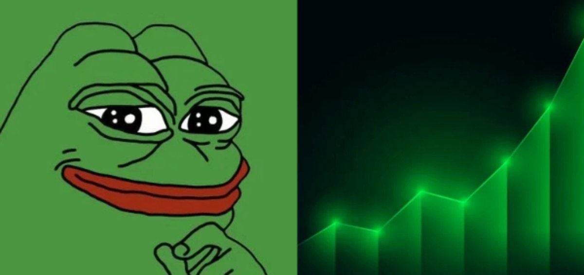 PEPE飙升15%，模因币随大盘反弹集体上涨