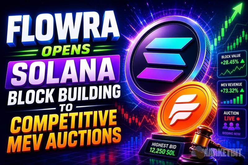 Flowra 将 Solana 区块构建开放给竞争性 MEV 拍卖