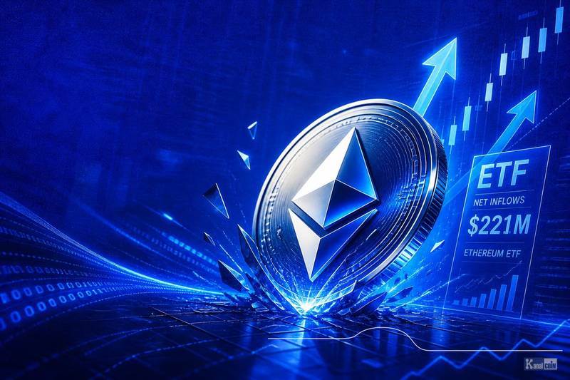 以太坊ETF净流入2.21亿美元，ETH释放新一轮突破信号