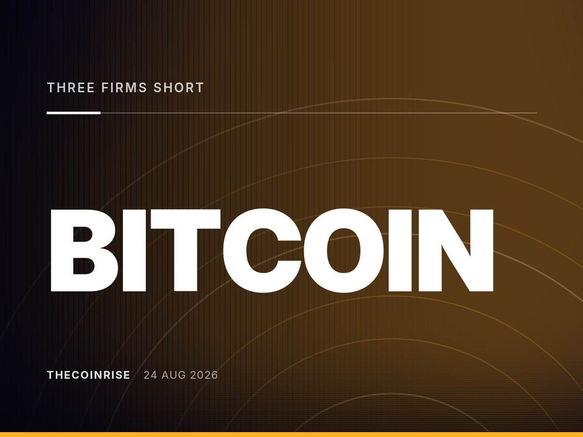 三家公司开盘仍做空比特币和以太坊